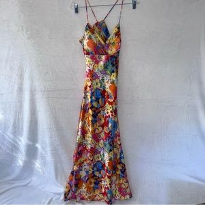 *SOLD*Y2K Summer Gown🧡💚